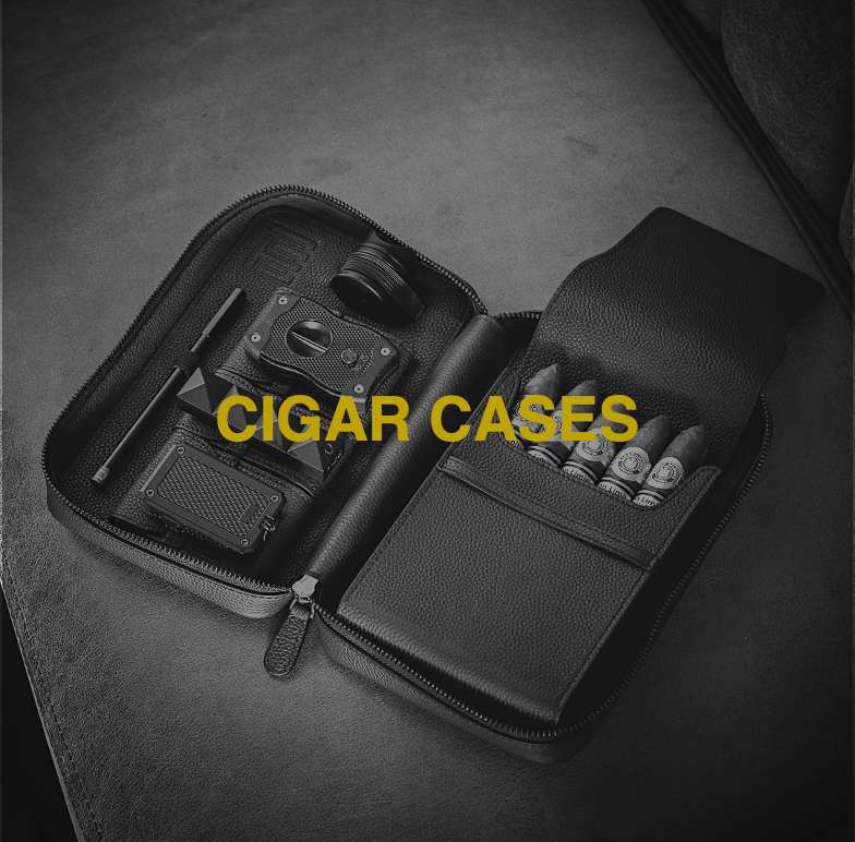 Visol Livorno Metal 3-Finger Cigar Case