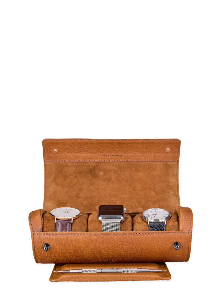 Small Gear Travel Pouch · Tan by Capra Leather